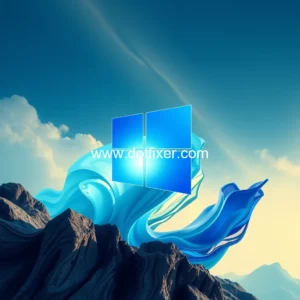 Artistic representation for Enhanced windows 11 recovery with