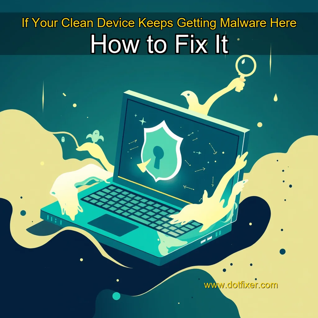 Read more about the article If Your Clean Device Keeps Getting Malware  Here How to Fix It