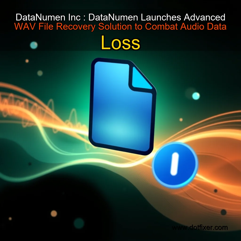 Read more about the article DataNumen  Inc : DataNumen Launches Advanced WAV File Recovery Solution to Combat Audio Data Loss