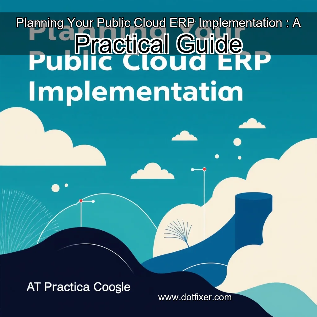 Read more about the article Planning Your Public Cloud ERP Implementation : A Practical Guide