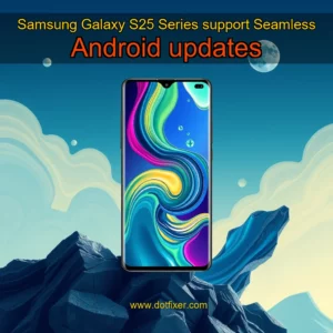 Artistic representation for Samsung Galaxy S25 Series support Seamless Android updates