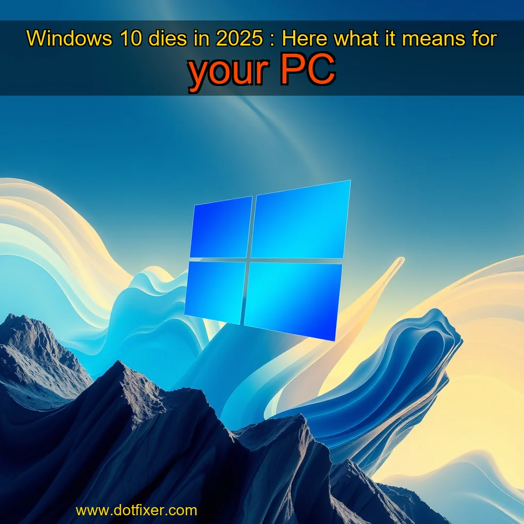 Read more about the article Windows 10 dies in 2025 : Here what it means for your PC