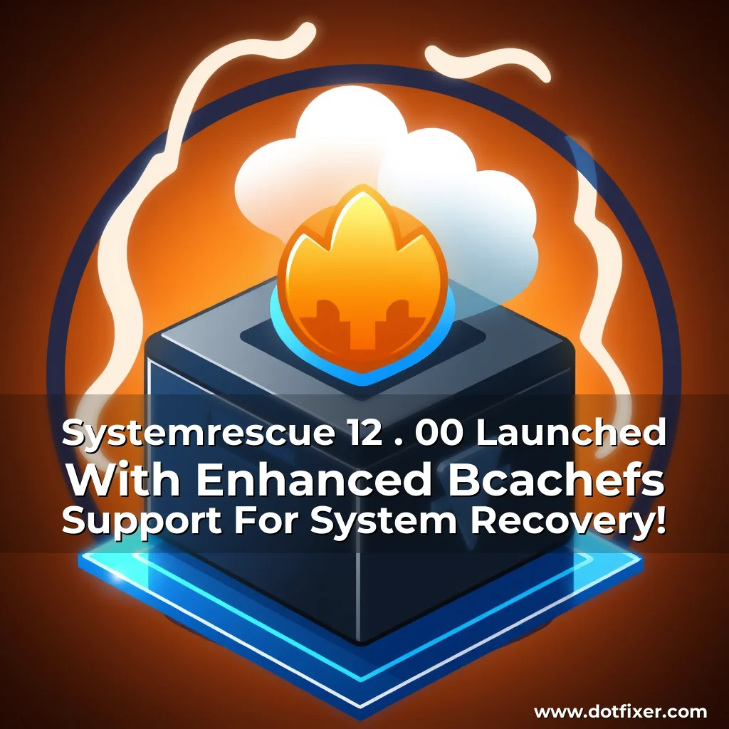 Read more about the article Systemrescue 12 . 00 Launched With Enhanced Bcachefs Support For System Recovery!