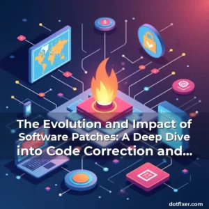 Artistic representation for The Evolution and Impact of Software Patches: A Deep Dive into Code Correction and Enhancement