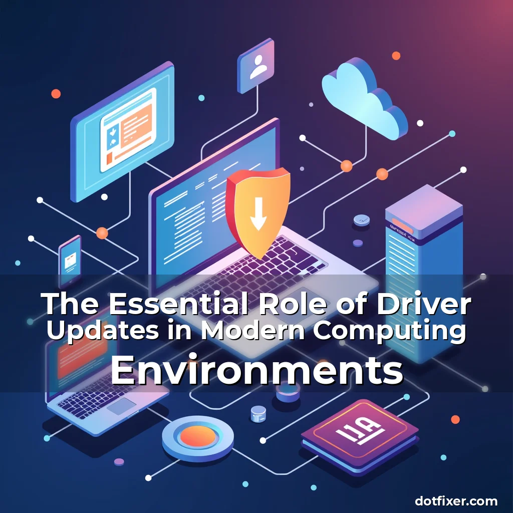 Read more about the article The Essential Role of Driver Updates in Modern Computing Environments