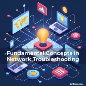 Artistic representation for Fundamental Concepts in Network Troubleshooting