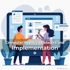 Artistic representation for Computer Repairs Strategies and Implementation