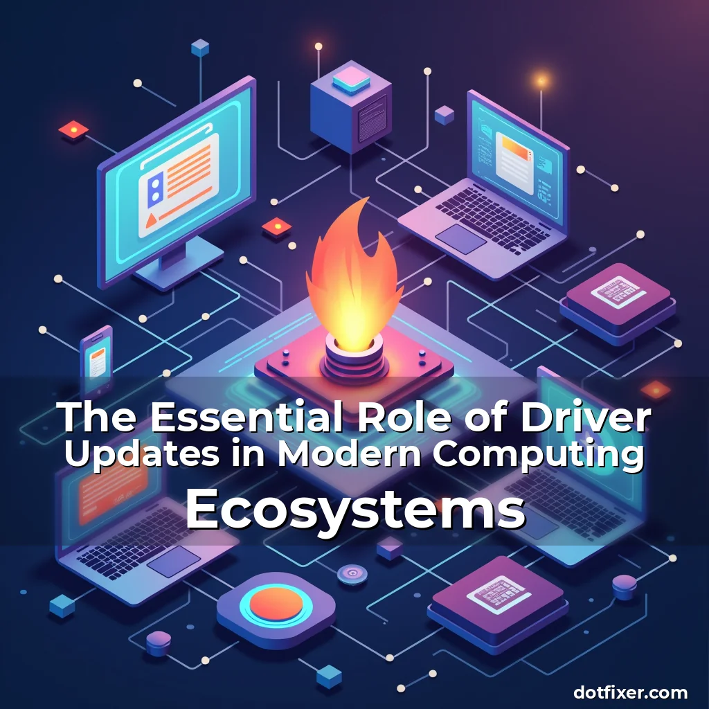 Read more about the article The Essential Role of Driver Updates in Modern Computing Ecosystems