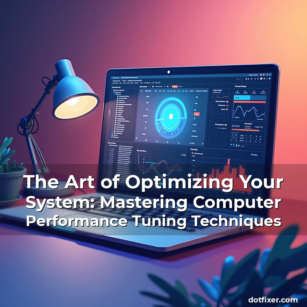 Artistic representation for The Art of Optimizing Your System: Mastering Computer Performance Tuning Techniques