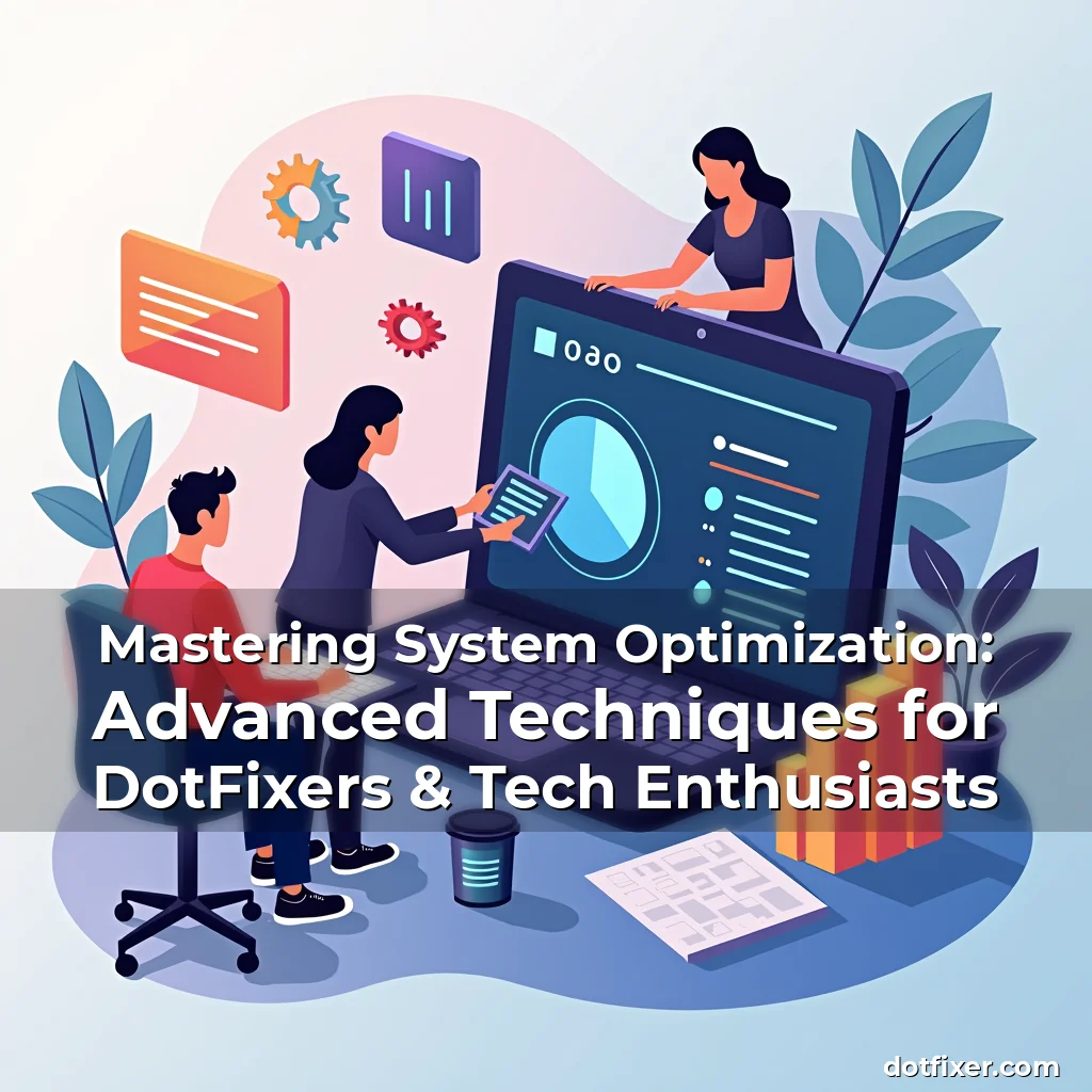 Artistic representation for Mastering System Optimization: Advanced Techniques for DotFixers & Tech Enthusiasts