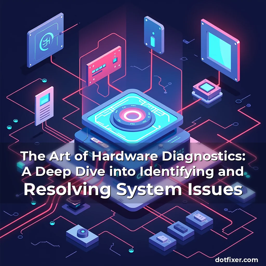 Artistic representation for The Art of Hardware Diagnostics: A Deep Dive into Identifying and Resolving System Issues