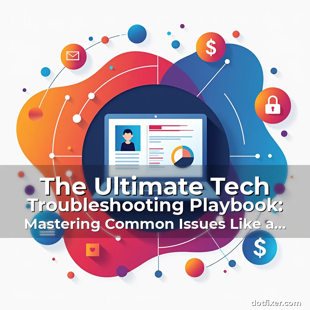 Artistic representation for The Ultimate Tech Troubleshooting Playbook: Mastering Common Issues Like a Pro