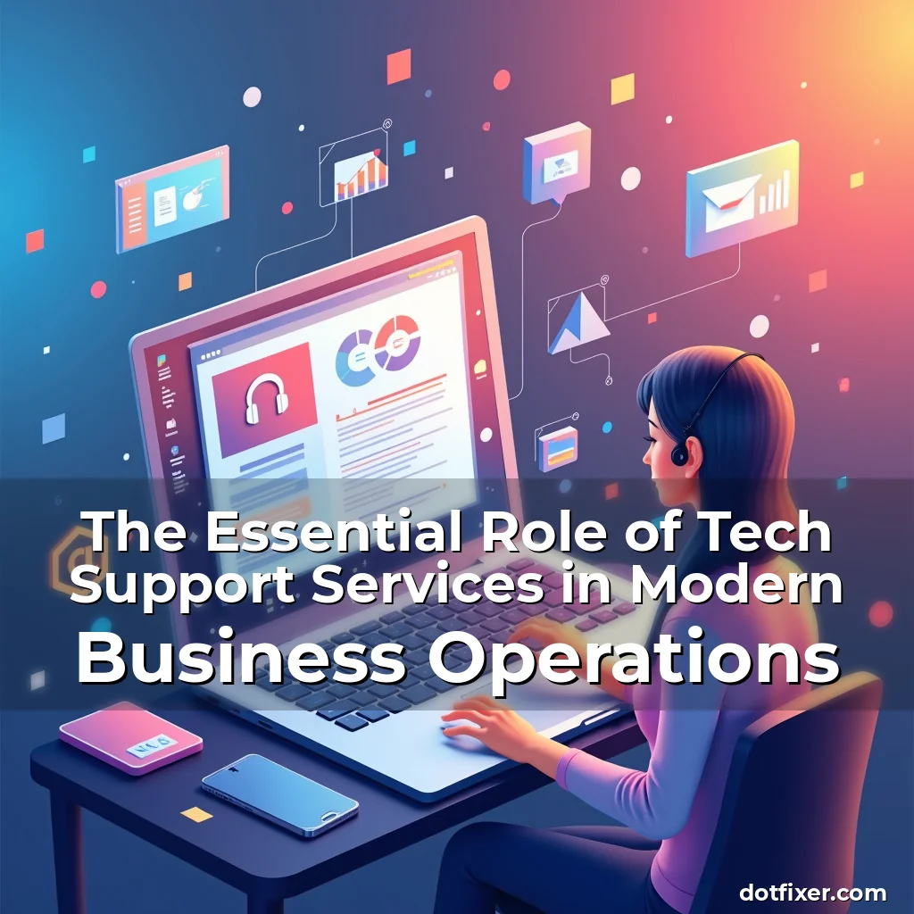 Artistic representation for The Essential Role of Tech Support Services in Modern Business Operations