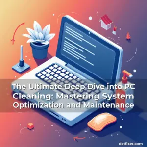 Artistic representation for The Ultimate Deep Dive into PC Cleaning: Mastering System Optimization and Maintenance