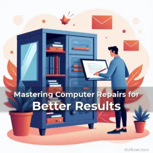 Artistic representation for Mastering Computer Repairs for Better Results