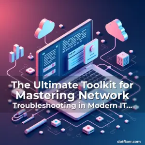 Artistic representation for The Ultimate Toolkit for Mastering Network Troubleshooting in Modern IT Environments