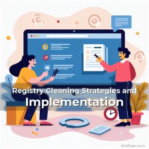 Artistic representation for Registry Cleaning Strategies and Implementation