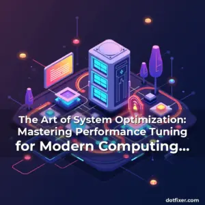 Artistic representation for The Art of System Optimization: Mastering Performance Tuning for Modern Computing Environments